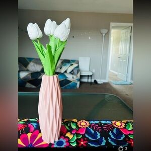 Pink Unbreakable Flower Vase NEW